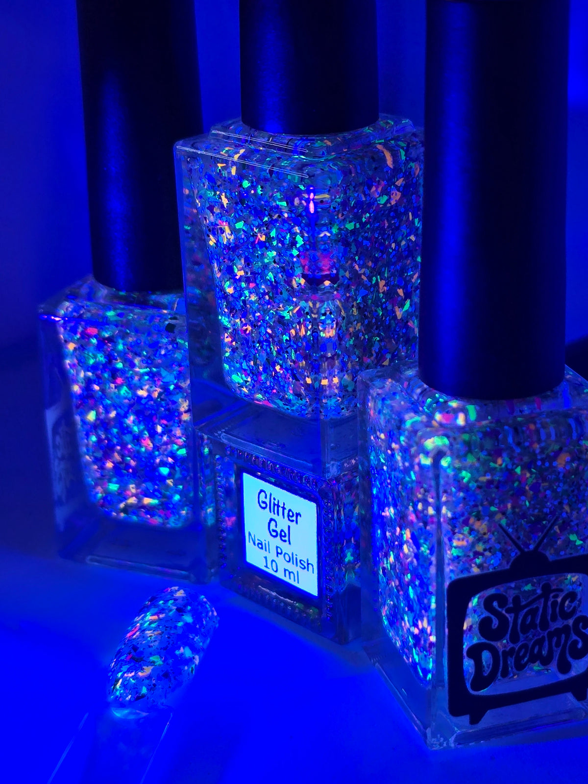 Glitter Gel - (Blacklight responsive)